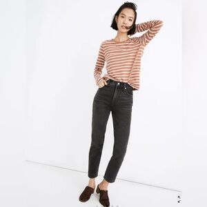 Madewell The Perfect Vintage Ankle Jean in Claybrook Wash 26